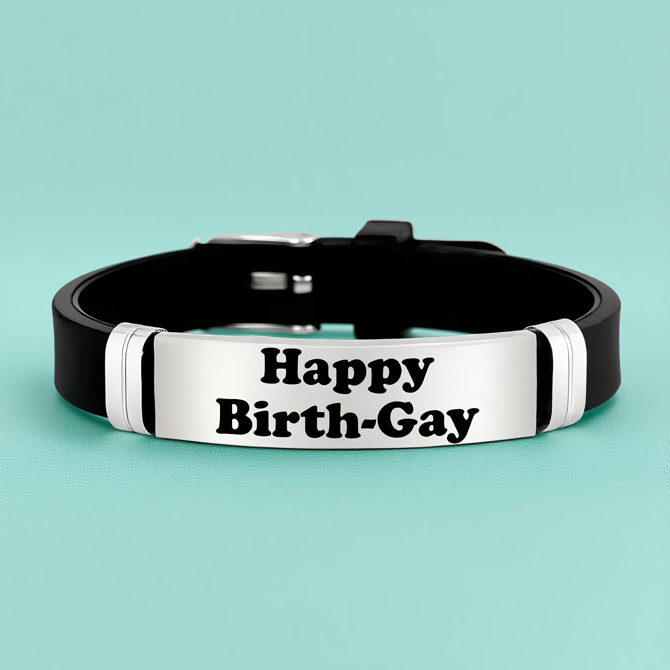 Happy Birth-Gay Personalized Silicone Bracelets